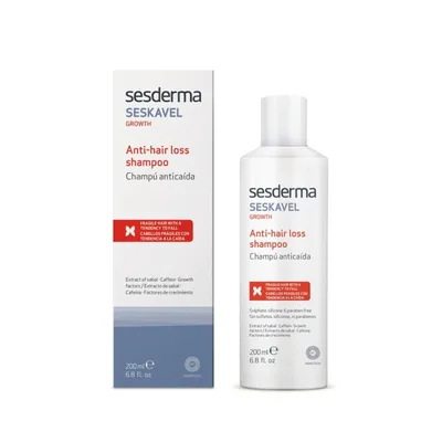 Sampon impotriva caderii parului Seskavel Growth, 250ml, Sesderma