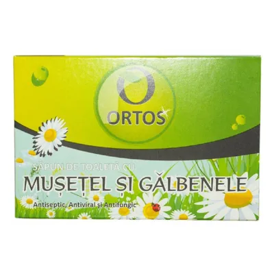 Sapun cu musetel si galbenele, 100 g, Ortos