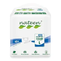 Scutece pentru adulti Combi Maxi Line, marimea L, 10 bucati, Nateen