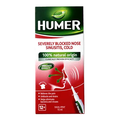 Spray nazal sinuzita, 15ml, Humer