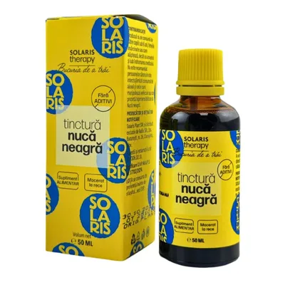 Tinctura de nuca neagra Therapy, 50 ml, Solaris