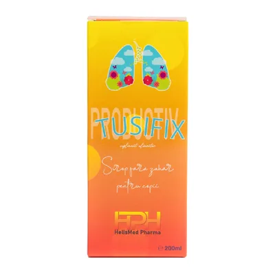 Sirop pentru tuse productiva Tusifix, 200ml, HelisMed