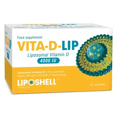 Vitamina D Lipozomala 4000UI, 30 plicuri, Liposhell