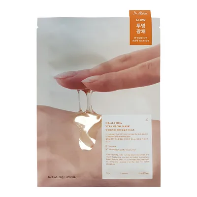 Masca de fata tip servetel Vita Glow, 28 g, Dr. Althea