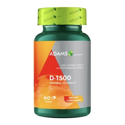 Vitamina D-5000, 30 capsule, Adams