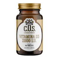 Vitamina D3 2000 IU, 90 tablete, COS Laboratories