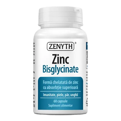 Zinc Bisglycinate, 60 capsule, Zenyth